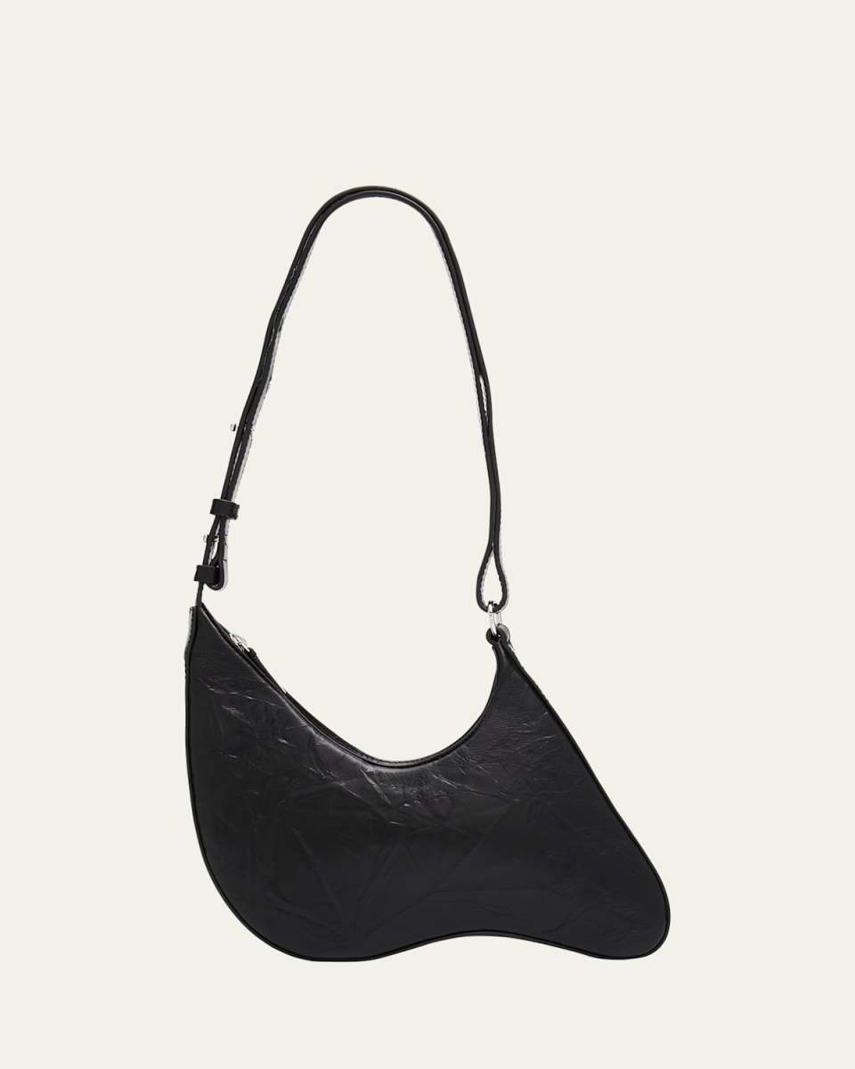 Thing 2 Crinkled Leather Shoulder Bag